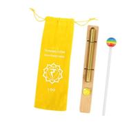 Generic Solo Bell Chime Wind Chimes Solo Hand Chime Single Tone Chime para meditación niños, Amarillo