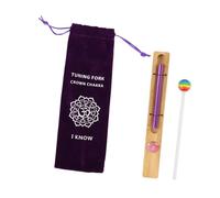 Generic Solo Bell Chime Wind Chimes Solo Hand Chime Single Tone Chime para meditación niños, PÚrpura