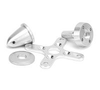 Generic Soporte Adaptador de Hélice de Avión RC, Aleación de Aluminio Duradera para Accesorios de Motor sin Escobillas C4240/C4250/C4260, 4 Uds.