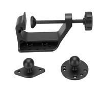 Generic Soporte de Abrazadera C de Aleación de Aluminio Ajustable con Cabezales de Bola Dobles para Barcos y Estaciones de Trabajo 1 Pieza