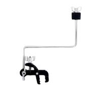 Generic Soporte de Aro para Bombo Accesorio de Montaje de Platillo Brazo en Z Acero Inoxidable Ajustable Compatible con Diversos Instrumentos para Pruebas Y a, Varilla de Platillo