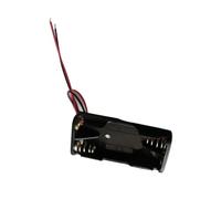 Generic Soporte de Batería AAA de Repuesto Plástico Premium Capacidad de 2 Baterías con Cable para Conectar Circuitos Salida de 3 V Conveniente y Duradero