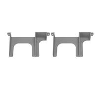 Generic Soporte de Disco Duro Premium de 2,5 Pulgadas, Soporte Resistente para HDD SSD para Consola SCPH 30000 SCPH 50000, Paquete de 2 (Gris Plata)