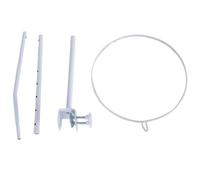 Generic Soporte De Dosel De Cuna con Clip Estante De Cuna De Cuna De Bebé Ajustable Soporte De Cuna De Metal Soporte De Red De Cuna Universal para Mosquitero para La Cama