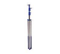 Generic Soporte de Fotografía Extensible Resistente para Ajuste Rápido de Soporte de Luz Acolchado con Resorte para Retratos de Estudio, Tomas Al Aire Libre Acero Inoxidable + ABS 1 Trípode (Blue)