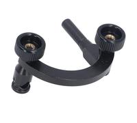 Generic Soporte de Indicador de Cuadrante Curvo Soporte de Acero Resistente para Centrar el Eje y las Medidas del Orificio 8 Mm de Diámetro