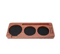 Generic Soporte de Manipulación de café, Soporte de Madera Antideslizante, Diseño Compacto para Baristas, Elaboración Casera, 240x94mm