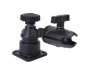 Generic Soporte de Pantalla de Buscador de Peces Robusto con Absorción de Impacto para Pesca en Barcos Marinos Base de Montaje de Pantalla de Buscador de Peces de Aluminio para Barcos