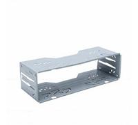 Generic Soporte de Radio Universal de Metal de un Solo DIN para Reproductores de DVD de Automóvil - Kit de Instalación de Radio de un Solo DIN Duradero para Todas las Marcas - Ideal para Entusiastas