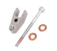 Generic Soporte de Retención de Inyector de de Acero con Arandela de Perno 6110160038 Reemplazo para W210 Clase E E320, Kit de Reparación de Inyector de de Alta Compatibilidad con Perno y Junta