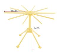 Generic Soporte de Secado de Pasta de Espagueti Material No Tóxico de Grado Alimenticio Rejilla de Secado de Espagueti Plegable Herramienta Ideal para Hacer Pasta Secador de de 11"para Entusiastas
