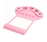 Generic Soporte de Silicona para Reposabrazos de Uñas 3 en 1, Ergonómico con Separadores de Dedos para Pintar Uñas sin Estrés para Uso Doméstico 10,83x6,10x0,98 Pulgadas (PINK)