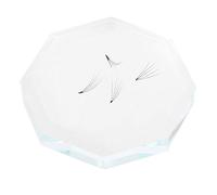 Generic Soporte de Vidrio para Pegamento de Pestañas para un Uso Eficiente de Injerto Hecho de Vidrio Transparente Herramienta de Maquillaje Reutilizable de 6,2 X 1,2 Cm