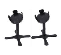 Generic Soporte Elevado Antideslizante para Comedero de Mascotas, e Inclinación Ajustables, área de Alimentación Limpia para Perros de Varios Tamaños, Juego de ABS de 2 uds. (2PCS)
