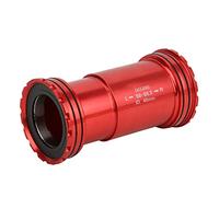 Generic Soporte Inferior de Bicicleta de Aleación de Calidad con Diseño Roscado, Tiempo de Servicio Prolongado para/FS/Rotor, para Carcasa de Cuadro BB386EVO/PF30 68/73/86 Mm φ46 Mm (Rojo)