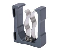 Generic Soporte para Carrito de, Clip de Carrito de Magnético, Clip Magnético Universal con 3 Métodos de Fijación Anillos de 30-60 Mm, Accesorios de Carrito de para Sillas de Playa (Azul Gris)