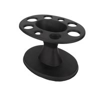 Generic Soporte para Cepillo para el Cabello, Elegante Estante para Cepillo para Peinar el Cabello, para Peluquería o Uso Doméstico, Hecho de Plástico Negro (BLACK)