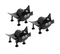 Generic Soporte para Pañuelos de Gato Independiente, Divertida Decoración Impresa en 3D para Cocina, Dormitorio, Dueños de Gatos, 3 Gatos (Paquete de 3)