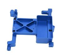Generic Soporte Servofijo Ligero de Aluminio para un Rendimiento Estable en Coches RC, Fácil de Instalar, para SCX6 1/6 (Blue)