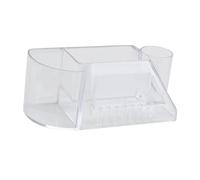 Generic Soporte Transparente para Brocas de Uñas, Organizador Compacto para Herramientas de Manicura, Estante de Almacenamiento Transparente para Brocas de Máquina de Uñas para Uso Doméstico y de