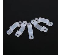 Generic Soportes de Luz de Tira de Silicona Suave de 10 Mm para Implementación de Luz LED RGB Impermeable Múltiples Tamaños para Diversas Aplicaciones (material de silicona)