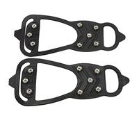 Generic Spikes de Pinza sin Deslizamiento para Zapatos, Tacos de Hielo Picos de Pinza para Zapatos de Goma y Acero Inoxidable con Peso Ligero para Caminar sobre la Nieve (L)