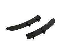 Generic Spoiler de Parachoques Trasero, Difusor de Parachoques Trasero con Tornillo 1 par Izquierdo Derecho de Automóvil Negro Brillo de Color Negro Difusor para 6R Mk6 R