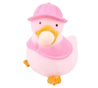 Generic Squeezy Duck Stress Ball Juguete Suave y Elástico para Aliviar la Ansiedad Niños y Adultos Adecuado para Autismo TDAH Material Vinilo TPR Ligero Portátil Oficina en Casa Viajes (PINK)