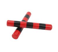Generic Stick Shaker, Percusión de Madera Profesional en Madera Fácil de Jugar 1 par de Parejas para Niños para el Rendimiento Grupal (Raya roja)