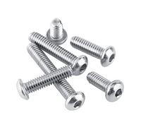 Generic Surtido de 180 Tornillos de Cabeza Hexagonal M2.5 para Reparación de Equipos de Comunicación, Sujetadores de Acero Inoxidable de Alta Resistencia en Caja de Almacenamiento