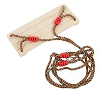 Generic Swing de Madera, Columpio de Cuerda 186 Cm Longitud de la Cuerda 40x15.7x1.2cm Columpios de Madera Colgantes de Al Aire Swing para Niños para Niños Adultos