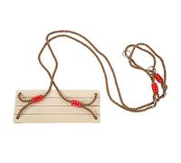 Generic Swing de Madera, Columpio de Madera Columpio de Cuerda 186 Cm Longitud de la Cuerda 40x15.7x1.2cm de Colgantes de Al Aire para Niños Adultos Niños para Adultos