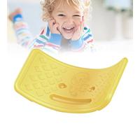 Generic Tabla de Balancín de Equilibrio para Niños de 0 a 6 Años Tabla de Entrenamiento de Equilibrio de Plástico Duradero con Bola Elástica 50x23,5x2,3 Cm (YELLOW)