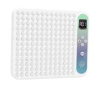 Generic Tablero de Ajedrez Inteligente AI, Juego de Mesa Electrónico Portátil para Niños, Viaje, Silicona PP, 8,0x6,7x0,6 Pulgadas para Noche Familiar