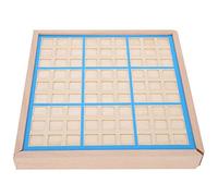 Generic Tablero de Entrenamiento Lógico de Juego de Ajedrez de Madera, Juguete Educativo de Razonamiento de Inteligencia, Juego de Ajedrez No Tóxico para Las Habilidades de Pensamiento Lógico de los