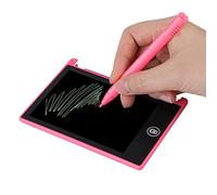 Generic Tablero de Escritura LCD Compacto, Ligero, Material Fuerte para Niños, Escritura, Dibujo, Nota Recordatoria de 4,5 Pulgadas para Niños (rojo)