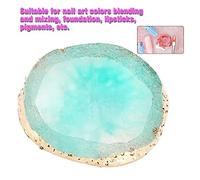 Generic Tablero de Exhibición de Manicura, Elegante Paleta de Arte de Uñas Lisas Noble, Accesorios de Fotos para Exhibir Obras de Arte de Uñas Terminadas (GREEN)