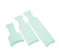 Generic Tablero Destacado De Paleta De Seccionamiento De Tinte para el Cabello para Peluquería, para Teñir el Cabello Fácilmente, 3 uds. De Plástico (GREEN)