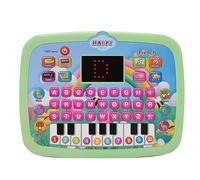 Generic Tableta de Aprendizaje Francés con Pantalla LED para Niños, Divertido Juguete de Educación Temprana, 18x24x2cm (Green)