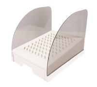 Generic Taburete de Paso Elevado de Rampa de para Gatos con Deflectores de Cajón para una Fácil Limpieza y Seguimiento, Adecuado para un Espacio Pequeño y Uso Múltiple (White)
