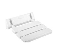 Generic - Taburete plegable de pared, para baño, ducha, taburete, taburete plegable, asiento de baño, antideslizante, taburete de pared, zapatos, banco (color: blanco)