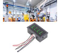 Generic Tacómetro LED de 4 Dígitos RPM Medidor de Velocidad NPN Sensor de Interruptor de Proximidad Hall para Aficionados Al Bricolaje Automotrices (velocímetro)