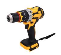 Generic Taladro Manual de Impacto con Motor Eléctrico sin Escobillas, Velocidad Ajustable para Mantenimiento del Hogar, Diámetro de Perforación de 13mm, Acero Al Carbono, ABS