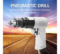 Generic Taladro Neumático Herramienta Neumática de Rotación Reversible de Alta Velocidad para Perforación de Orificios Tamaño de Mandril de 3/8 de Pulgada, para Producción de Muebles y Máquinas,
