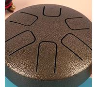 Generic Tambor de Lengua 6 Notas Mini Cuerpo de Metal Etéreo Sonido Portátil Relaja Tu Mente para Principiantes Instrumento de Percusión (Bronce)