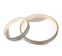 Generic Tambores Oceánicos Transparentes de Percusión 2 Piezas 8 y 12 con Bolas de Acero para Meditación y Sanación Sonora Instrumento de Ondas Adultos Uso en Conciertos y Eventos