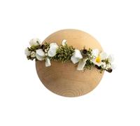 Generic Tandilla de Diadema de Flores Recién Nacidos 0-6 Meses de Fotografía Suave Corona de para Floral para Bebés Girls, Style a, universal