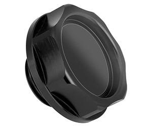 Generic Tapa de Llenado de Aceite Tapa de Tanque de Aceite de Aleación de Aluminio de Sellado Sólido con Resistencia a Alta Presión para Motor de Automóvil Material de Aluminio T6061 (BLACK)