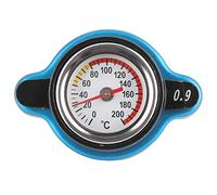 Generic Tapa Termostática para Radiador, Cubierta para Tanque de Agua a Prueba de Fugas con Indicador de Temperatura para Mejorar el Rendimiento de Refrigeración, Aplicación Universal, Aleación de