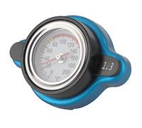 Generic Tapa Termostática para Radiador, Cubierta para Tanque de Agua a Prueba de Fugas con Indicador de Temperatura para Mejorar el Rendimiento de Refrigeración, Aplicación Universal, Aleación de